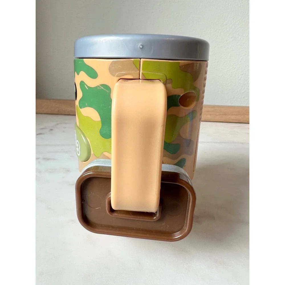 Fisher-Price Laugh & Learn Play Along Ear Buds and Camo Coffee Mug WORKS